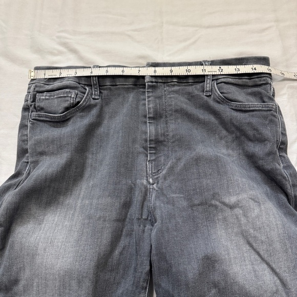 Frank & Eileen 31 Sligo Gray Wash Skinny Jeans ~ High Waist Raw Hem - Picture 5 of 10